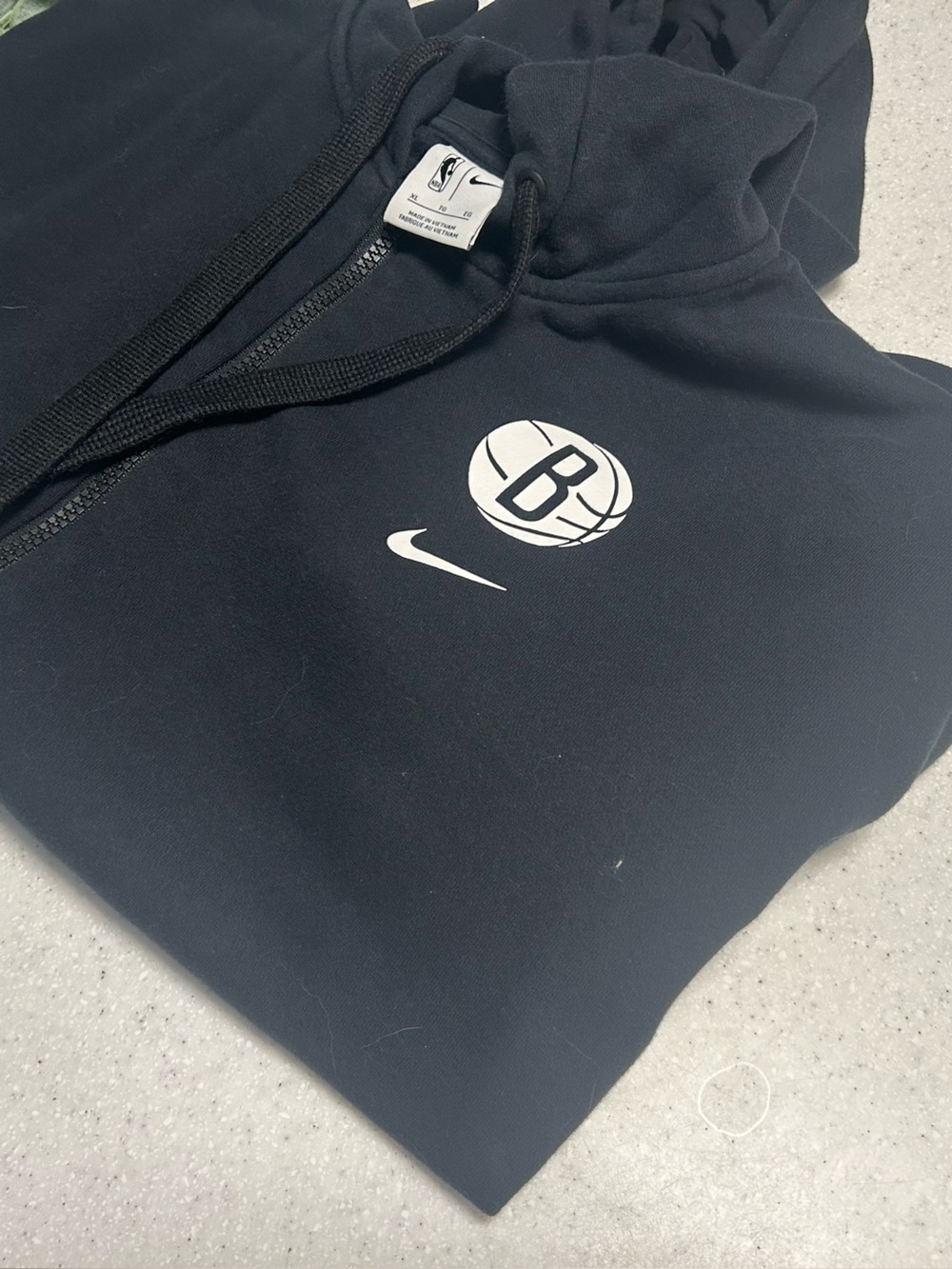 Brooklyn Nets Zip Up Hoodie - Picture 2 of 6